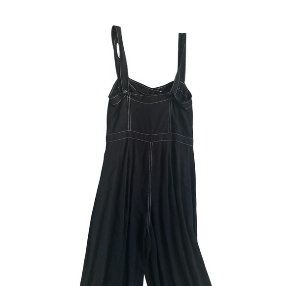 ABERCROMBIE & FITCH Black Buttoned Jumpsuit Size XXS - Picture 2 of 8